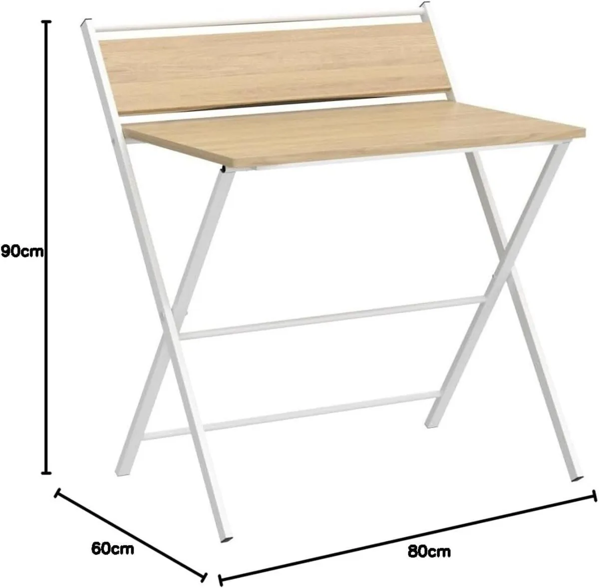 Folding Desk with Shelf Tablezy - Image 3