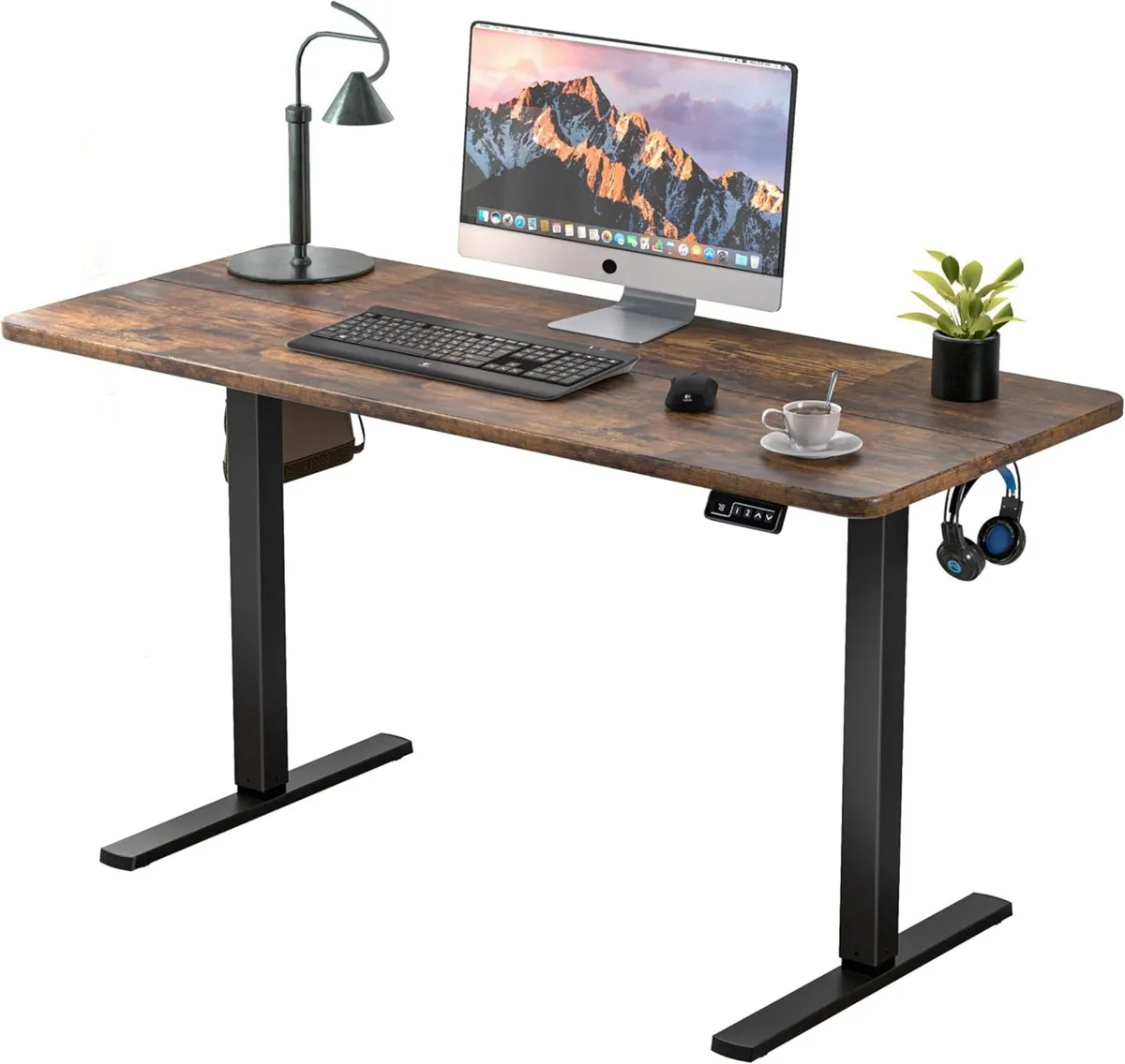 Electric Standing Desk 110x60cm Height Adjustable - Image 1