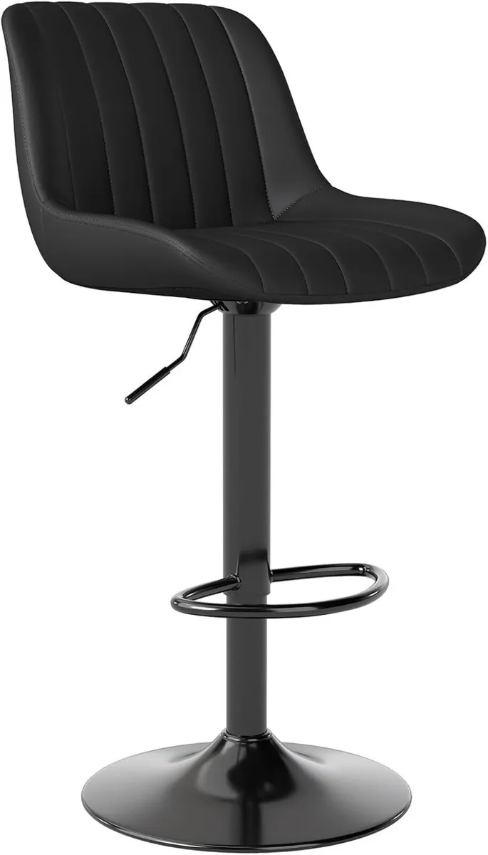 Bar Stool Swivel Counter Height Barstools with - Image 1