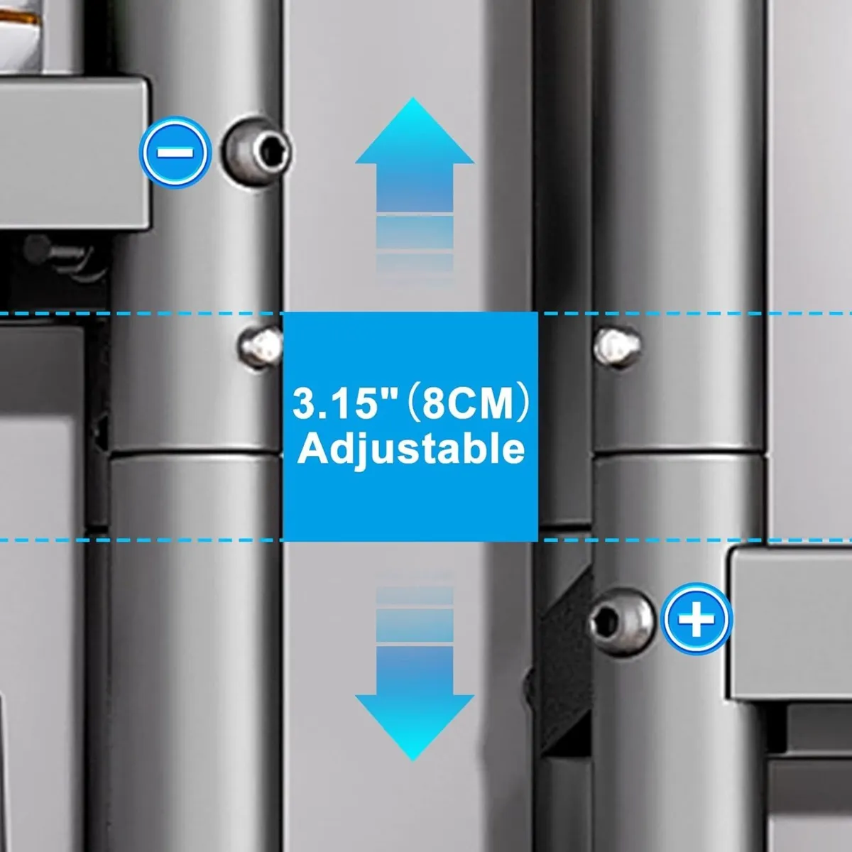 Shelving Unit 5 Tier Standing Heavy Duty Metal - Image 4
