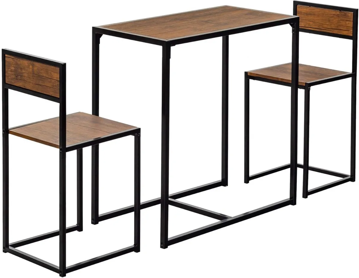 Industrial Breakfast Bar - 2 Seater Small Dining - Image 1