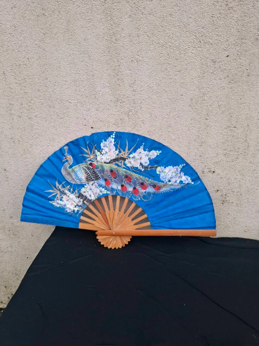 Decorative blue fan postage possible - Image 1
