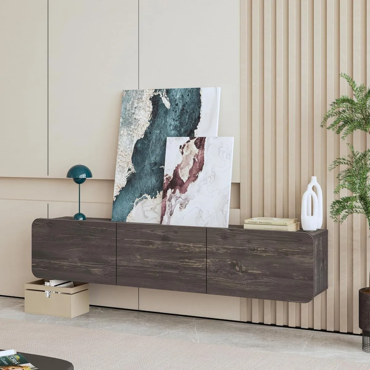 Floating TV Unit stand Cabinet Units for Living - Image 3
