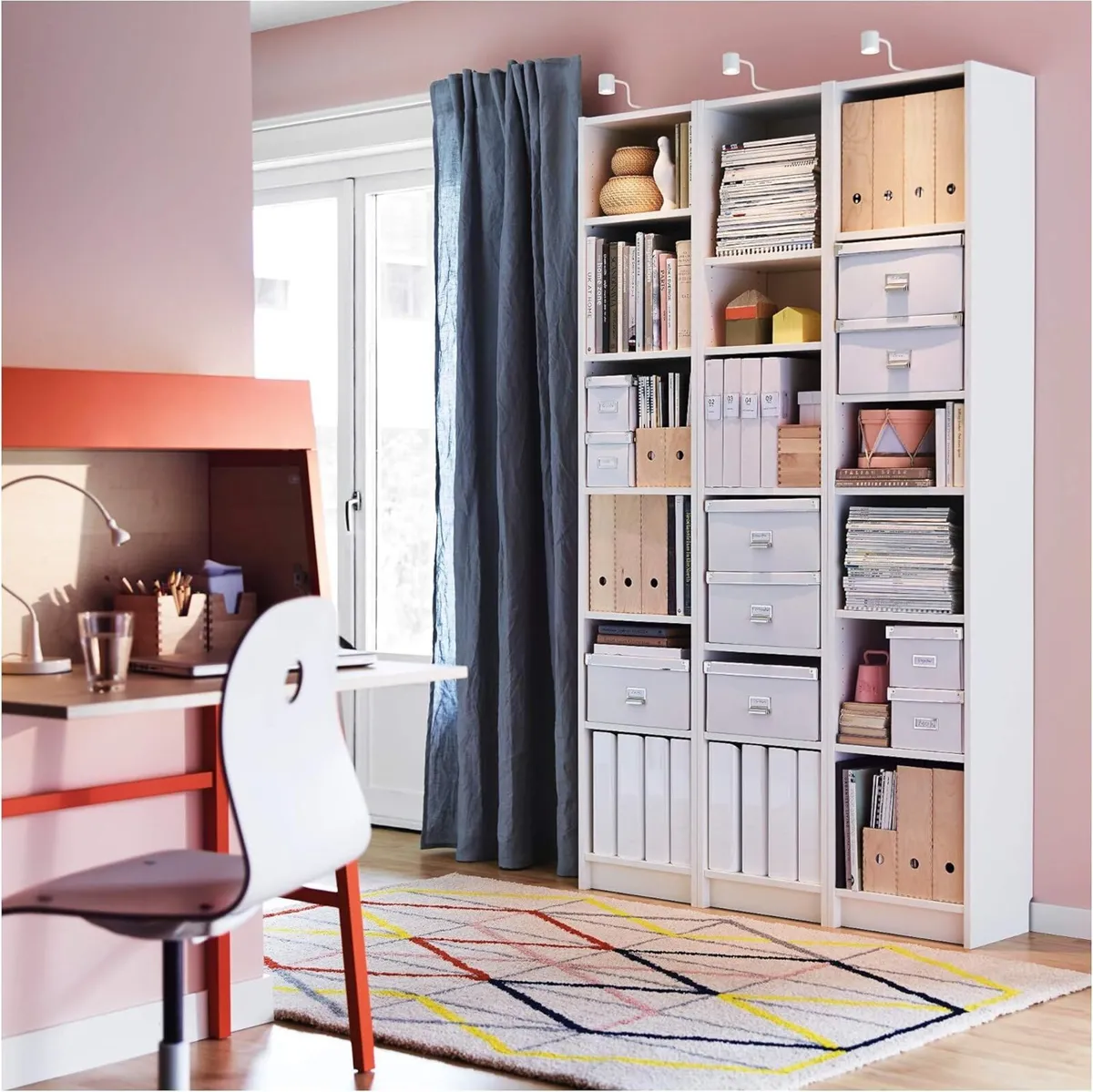 BILLY bookcase 40x28x202 cm white - Image 4