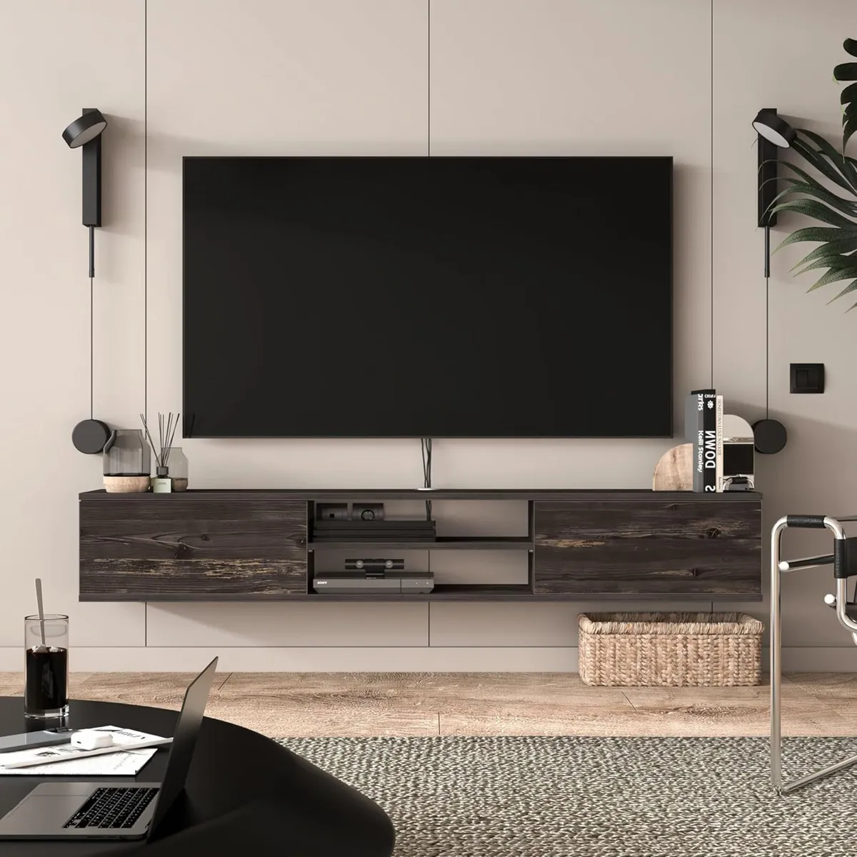 Floating TV Unit stand Cabinet Units for Living - Image 1
