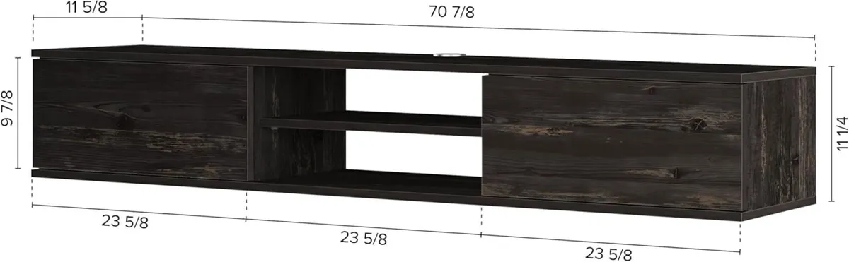 Floating TV Unit stand Cabinet Units for Living - Image 2
