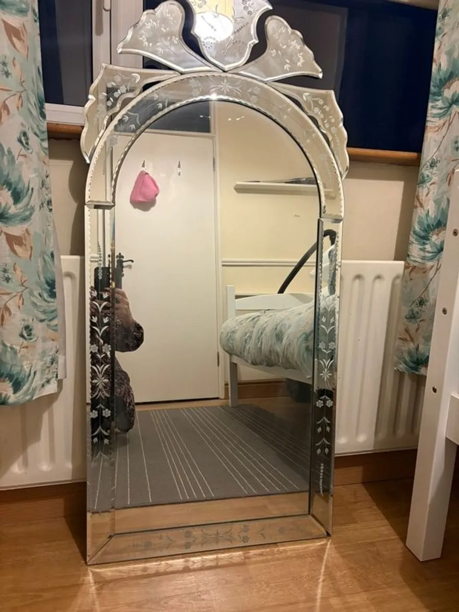 Ornate large mirror. - Image 1