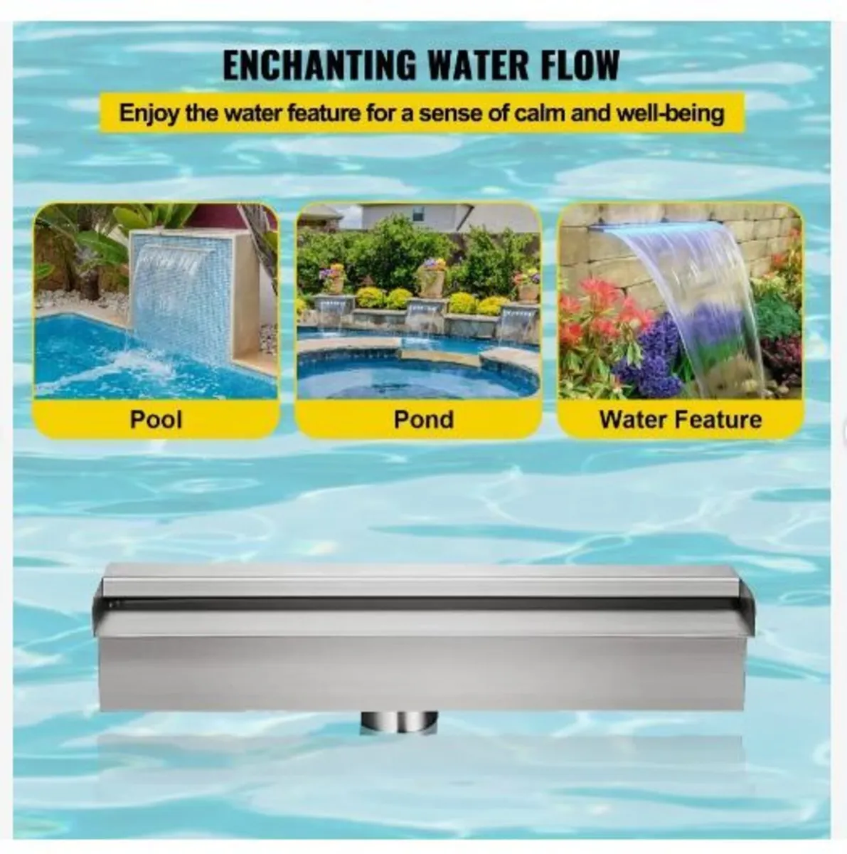 Swimming Pool Waterfall Spillway 30x11.5x8 cm - Image 4