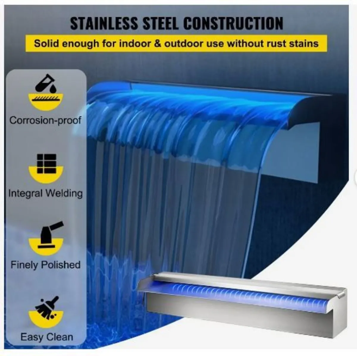 Swimming Pool Waterfall Spillway 30x11.5x8 cm - Image 3