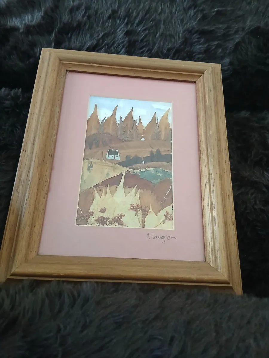 Vintage Annabel Langrish Organic Picture. - Image 1