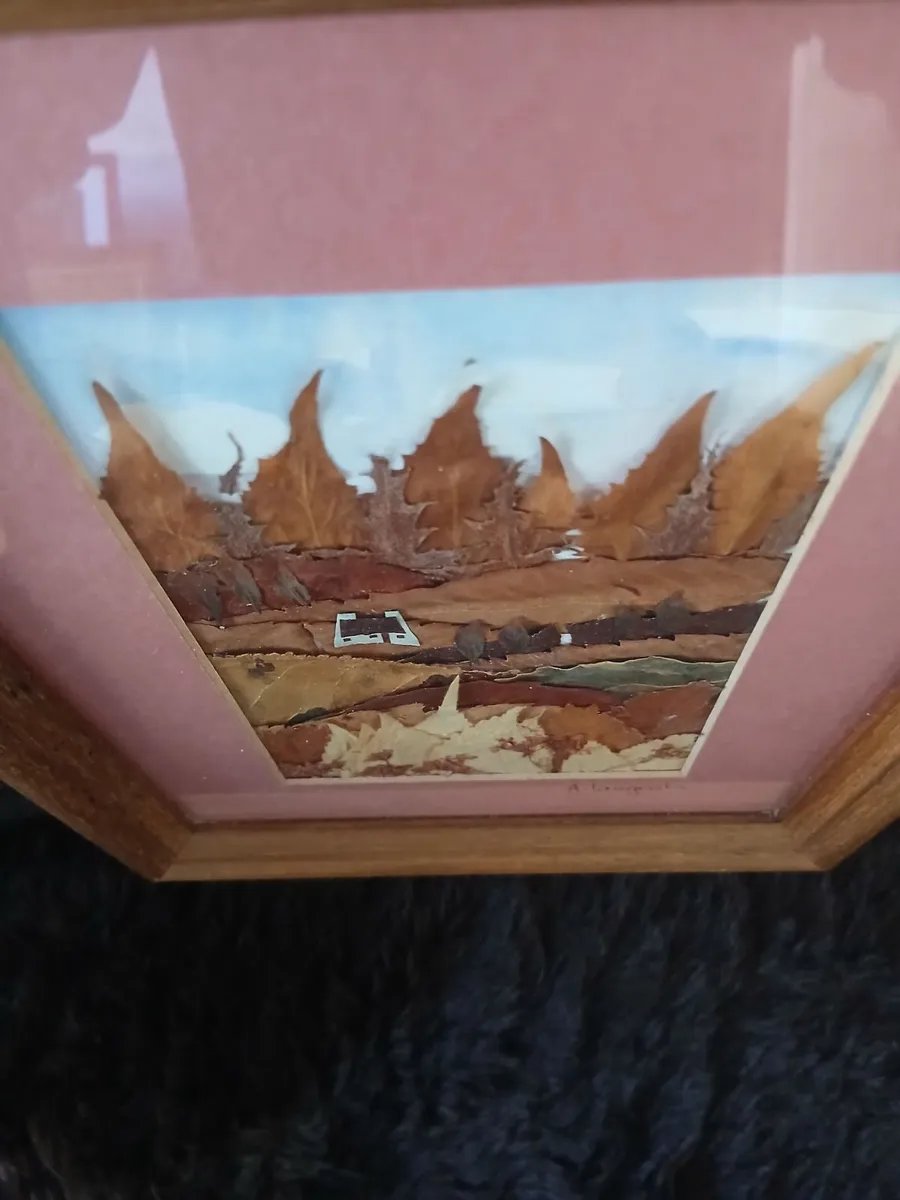 Vintage Annabel Langrish Organic Picture. - Image 3