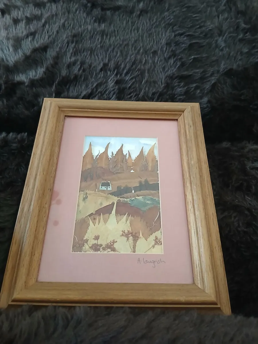 Vintage Annabel Langrish Organic Picture. - Image 4