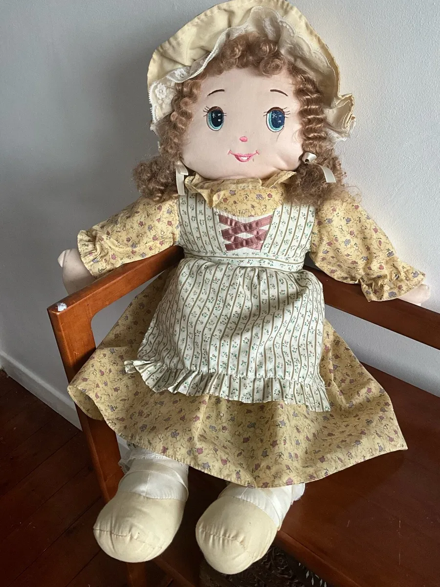 Vintage Rag 1900s Rag Doll - Image 3