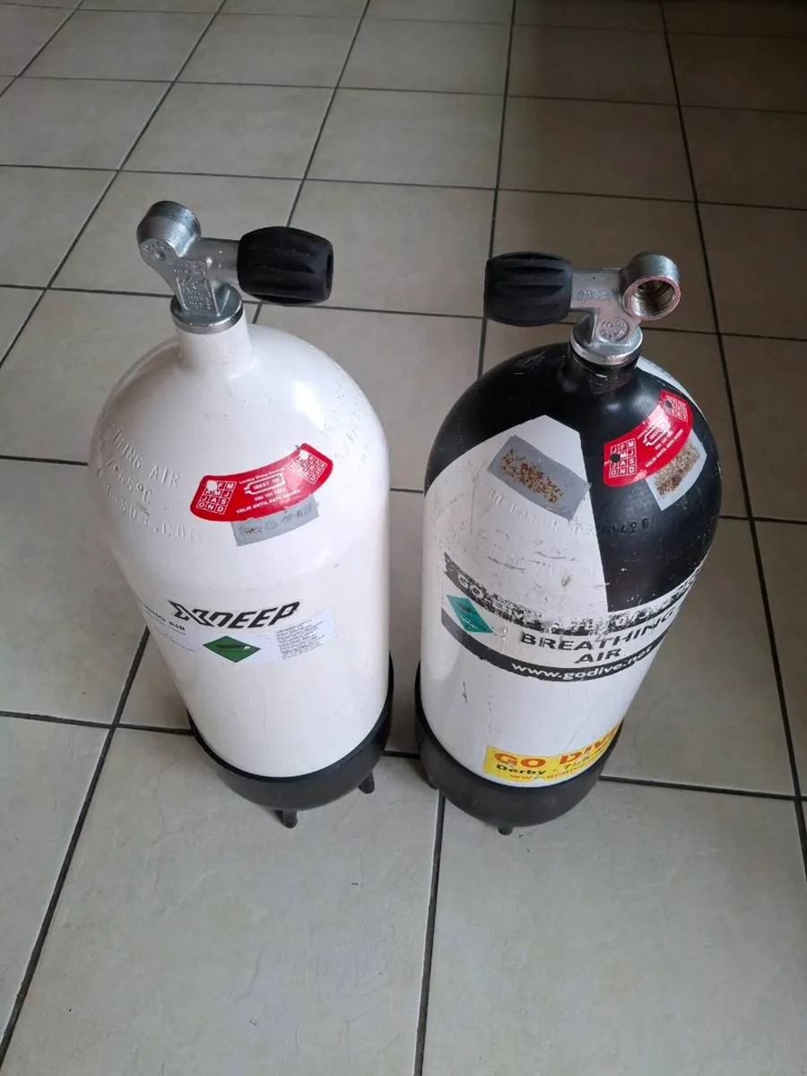 15 and 12 litre Dive Cylinders - Image 1