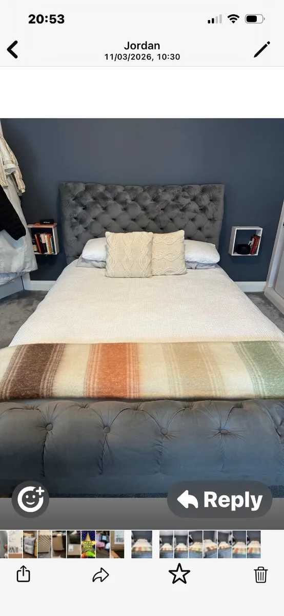 King size bed frame - Image 2