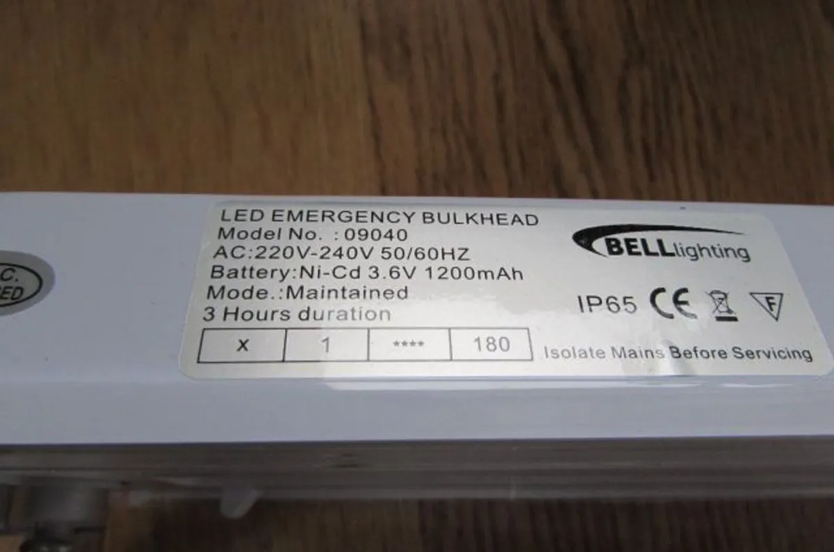 ETERNA Emergency Bulkhead Light Fitting for Sale - Image 2