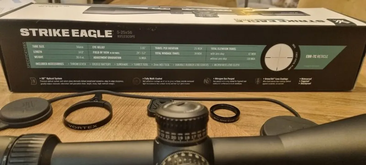 Vortex Strike Eagle 5-25x56 Rifle Scope - Image 2