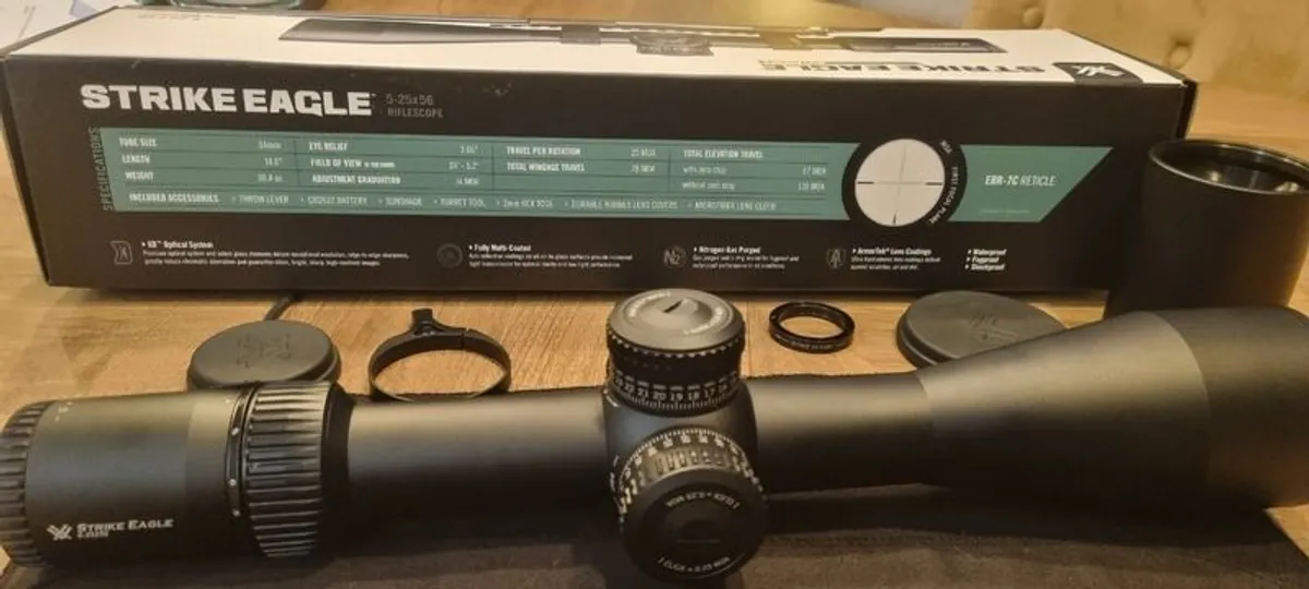 Vortex Strike Eagle 5-25x56 Rifle Scope - Image 4