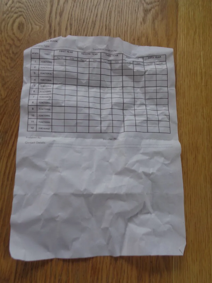 NVC Emergency Downlights x 2 for Sale - Image 2