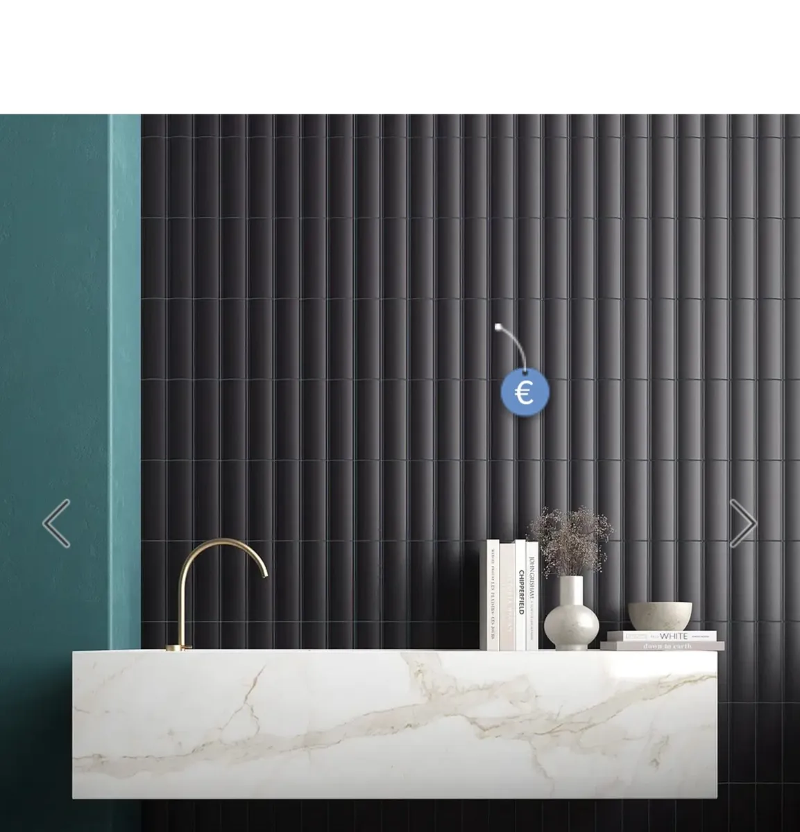 Graphite fluted Wall Tiles - Image 1