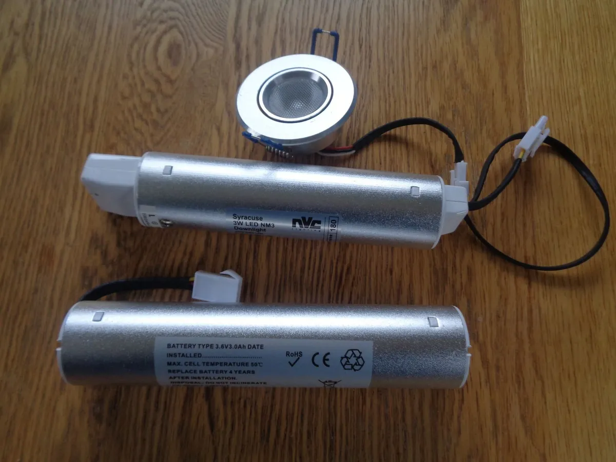 NVC Emergency Downlights x 2 for Sale - Image 1