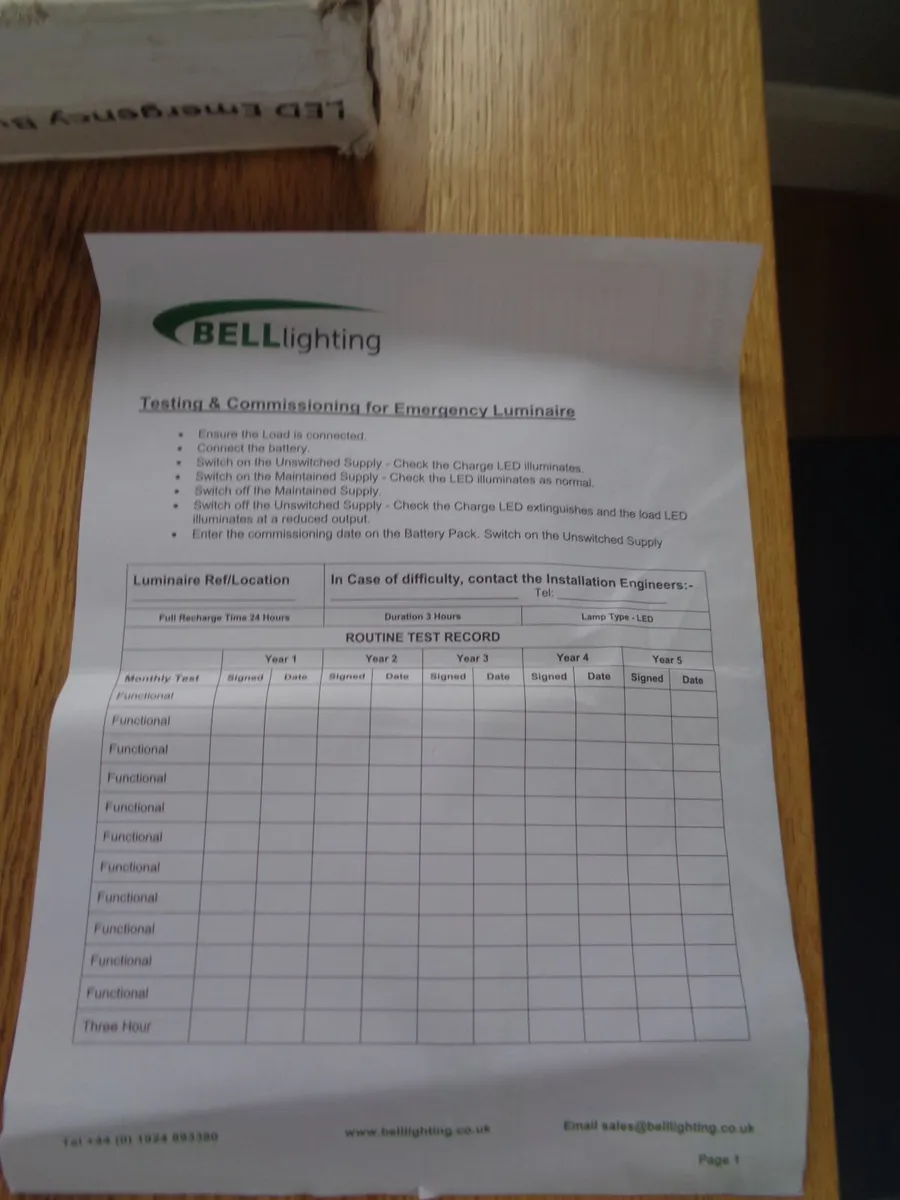 LED Emergency Bulkhead Light Fitting for Sale - Image 3