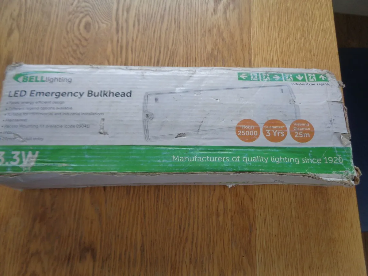 LED Emergency Bulkhead Light Fitting for Sale - Image 4
