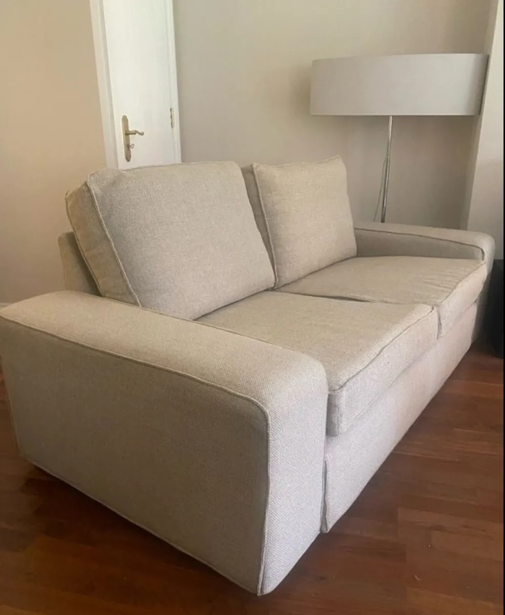 3 & 2 Seater Sofas  & Footstool- Kivik - Image 1