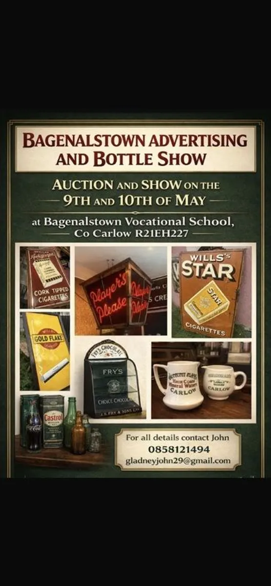 advertising and bottle show