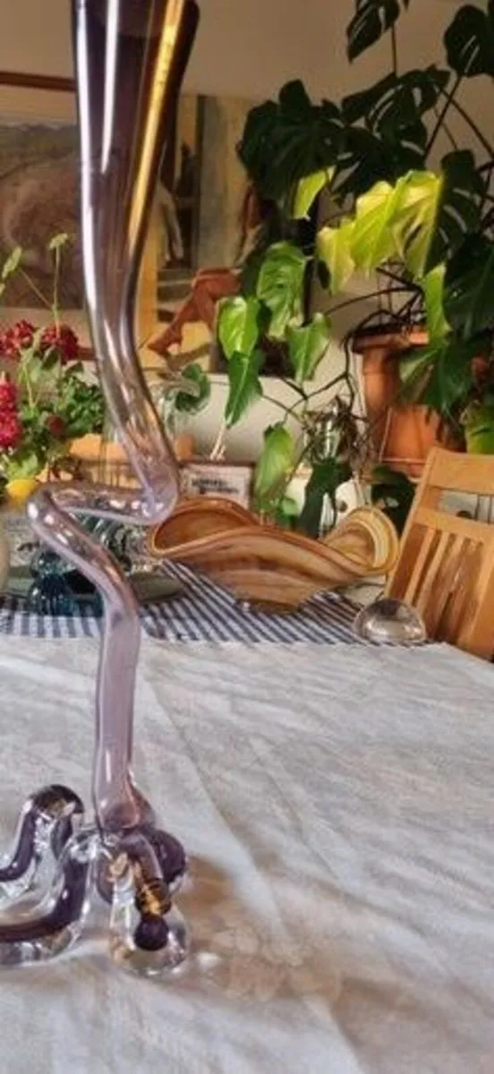 Murano glass spiral vase - Image 1