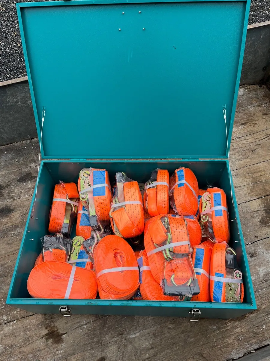 Box of 20 ratchet straps - Image 1