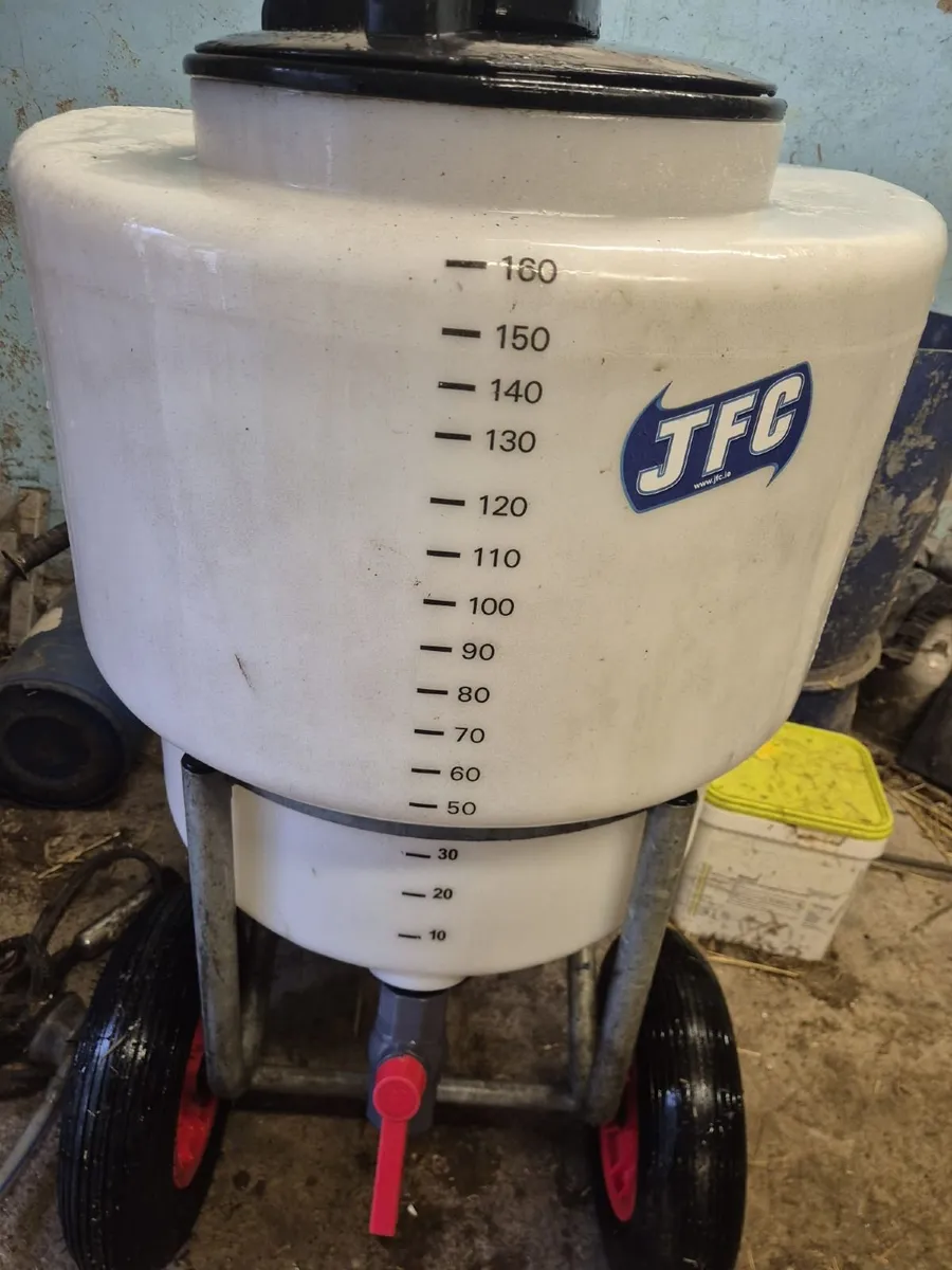 JFC 170L Milk Cart with Motorised Mixer & Pump - Image 1