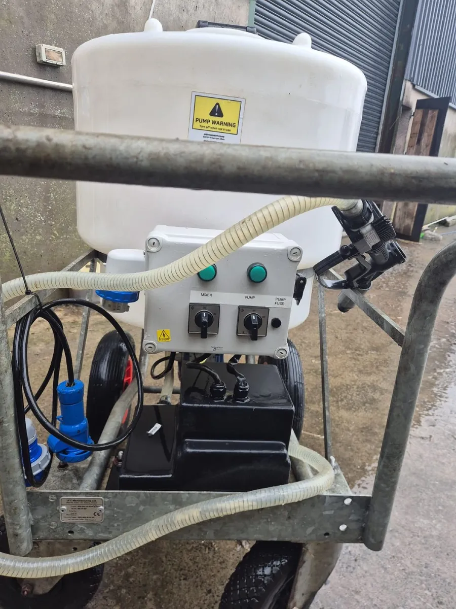 JFC 170L Milk Cart with Motorised Mixer & Pump - Image 2