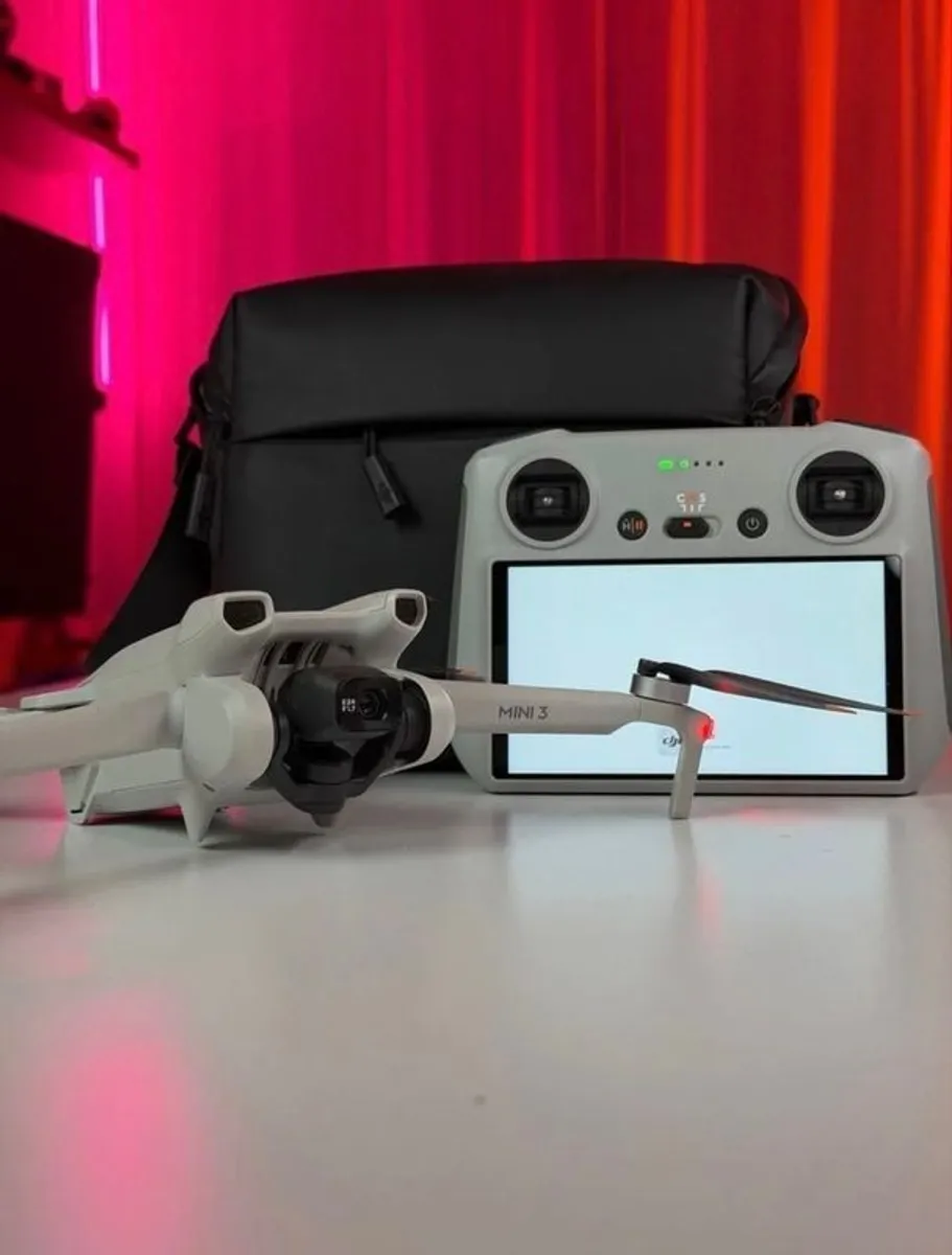 DJI Mini 3 Fly More Combo + RC  4K Drone  Like New  Quick Sale - Image 1