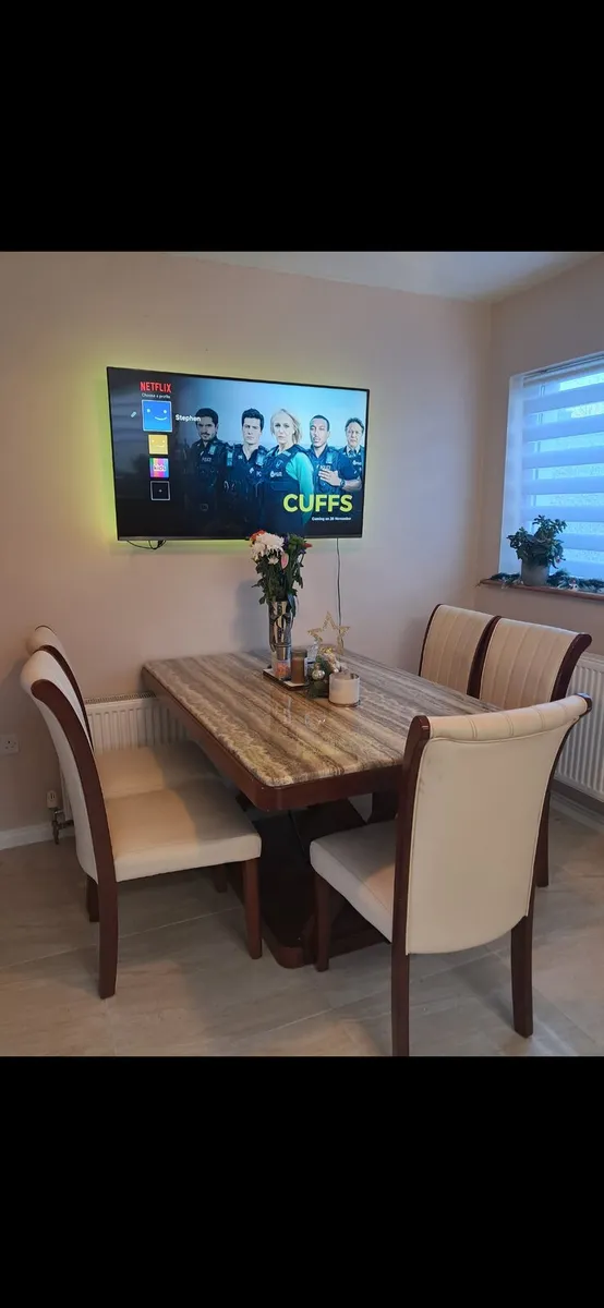 6 chairs available, great condition, strong stable