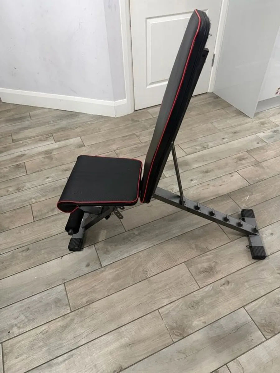 Dumbbells,Bars,weight plates,bench,barbell rack. Combo - Image 4