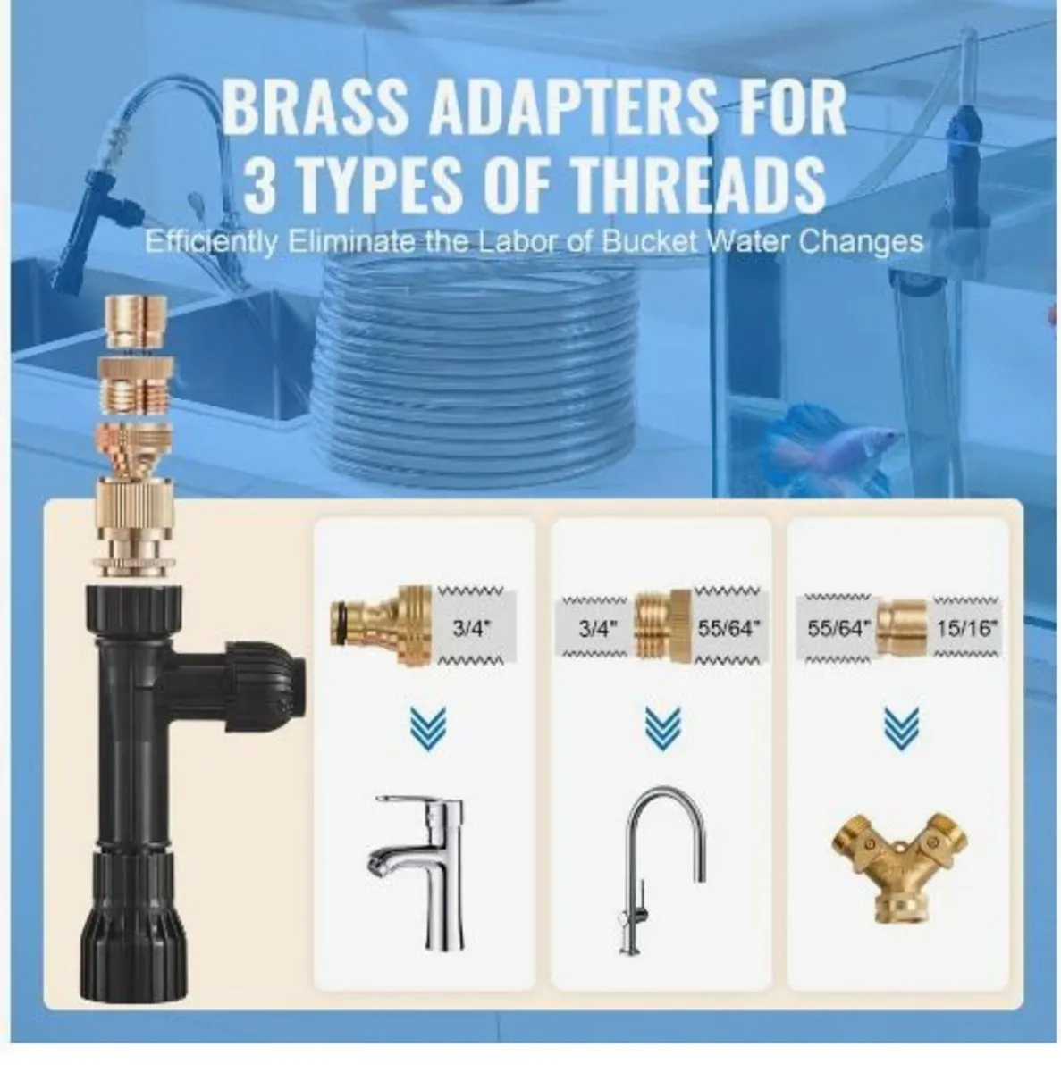 Aquarium Vacuum Gravel Cleaner - Image 3