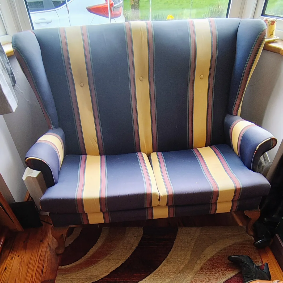 Antique parker knoll 2 seater sofa