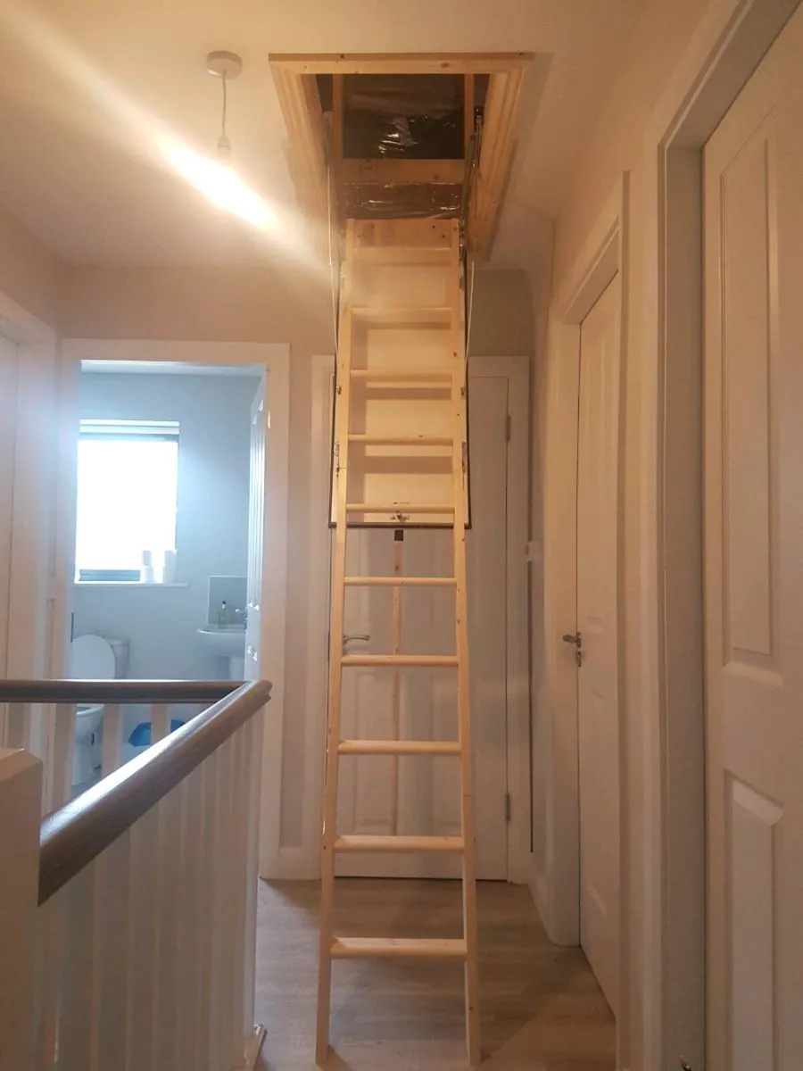 Attic ladder supplied and fitted - Image 1