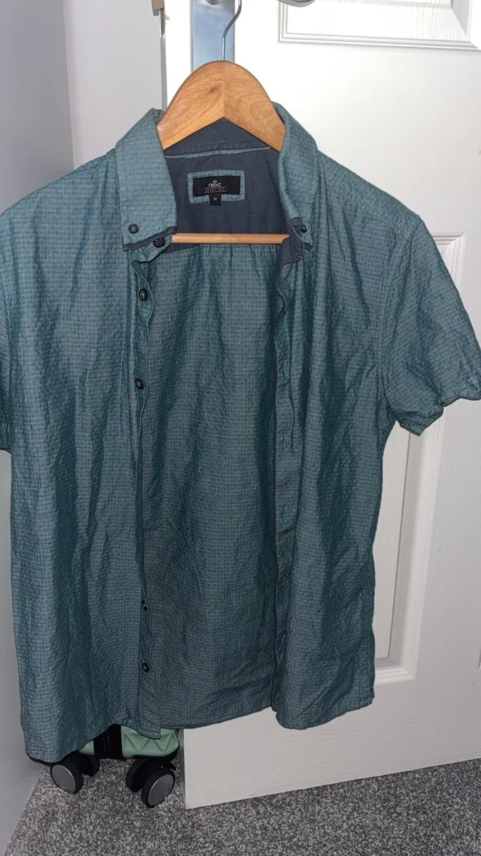 Next Green Short Sleeved Shirt - Image 1