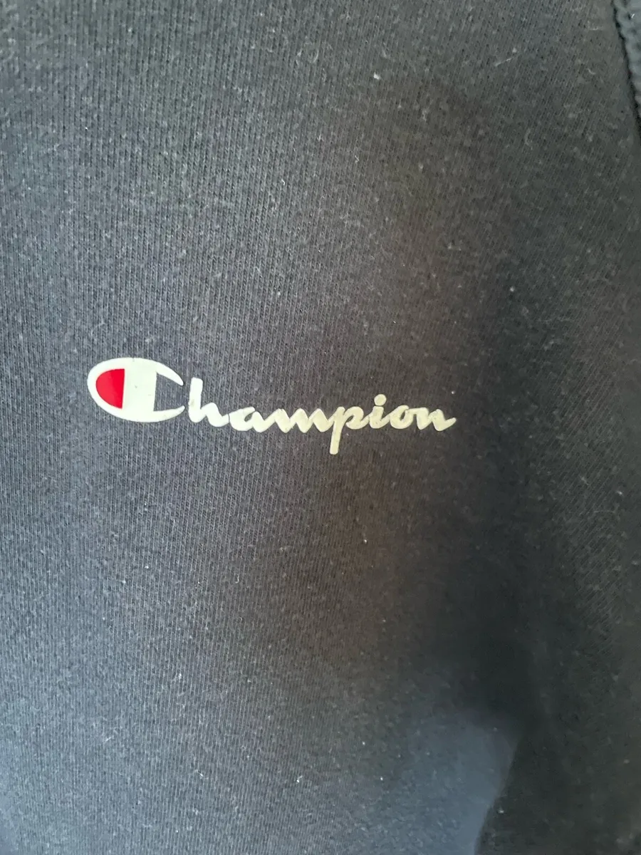 Champion Black Long Sleeved Jumper - Image 3