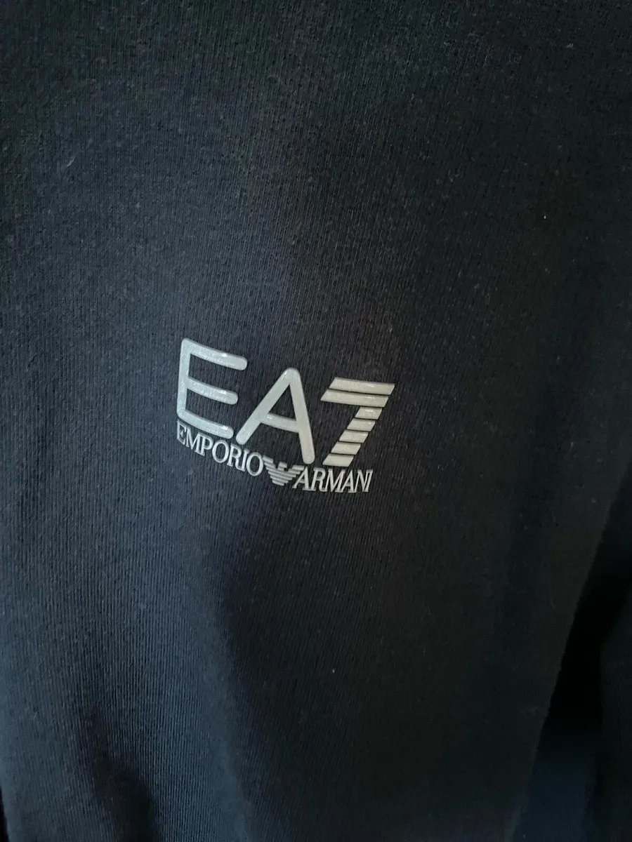 EA7 Emporio Armani Navy Tracksuit Top - Image 2