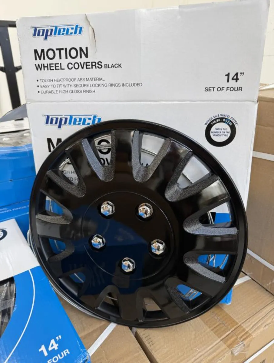 112 x 14in Black Wheel Trims **Online Auction** - Image 3