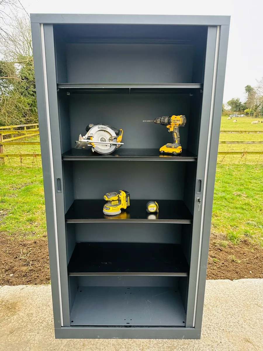 STEEL CABINET TOOLS SAFETY SECURITY WITH 2 KEYS - Image 1