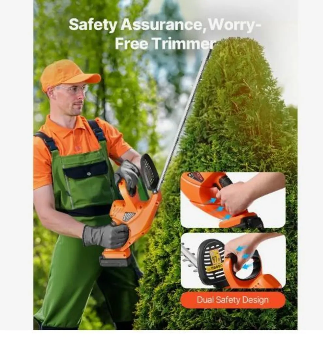 Electric Hedge Trimmer, 1200 RPM - Image 4