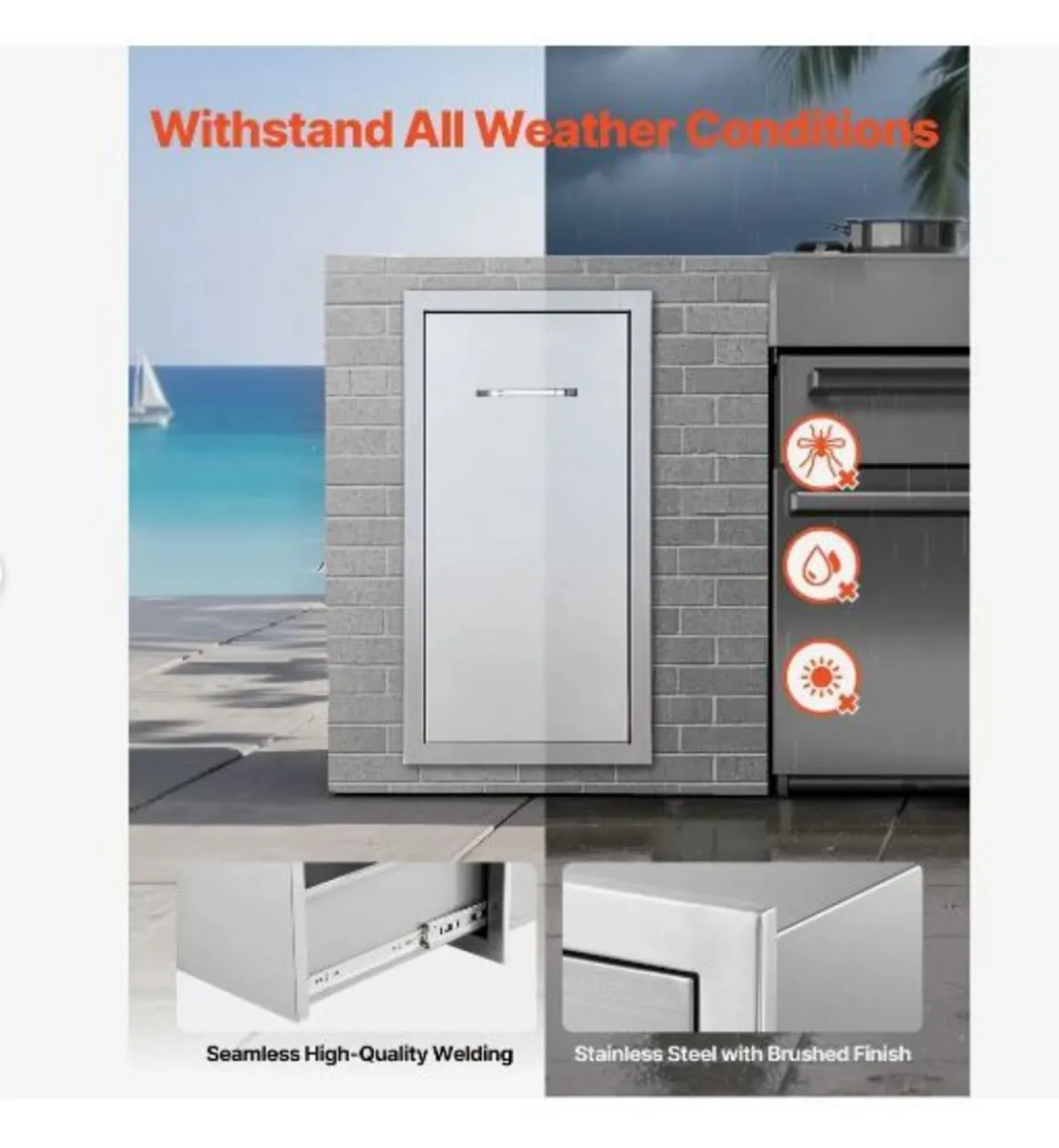 Outdoor Kitchen Trash Drawer - Image 4