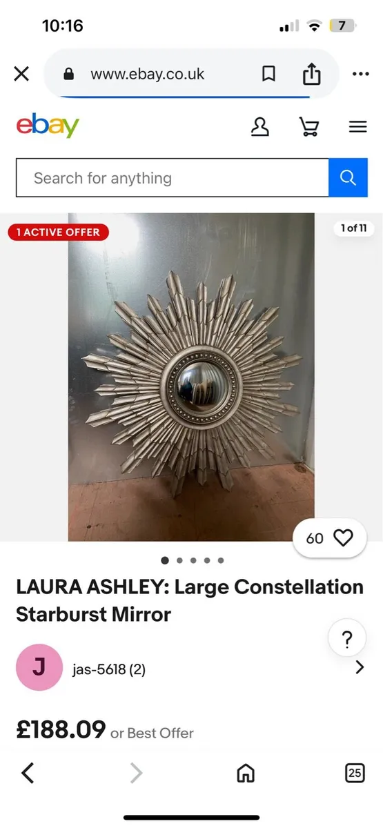 Stunning Mirrors2x  Laura Ashley - Image 3