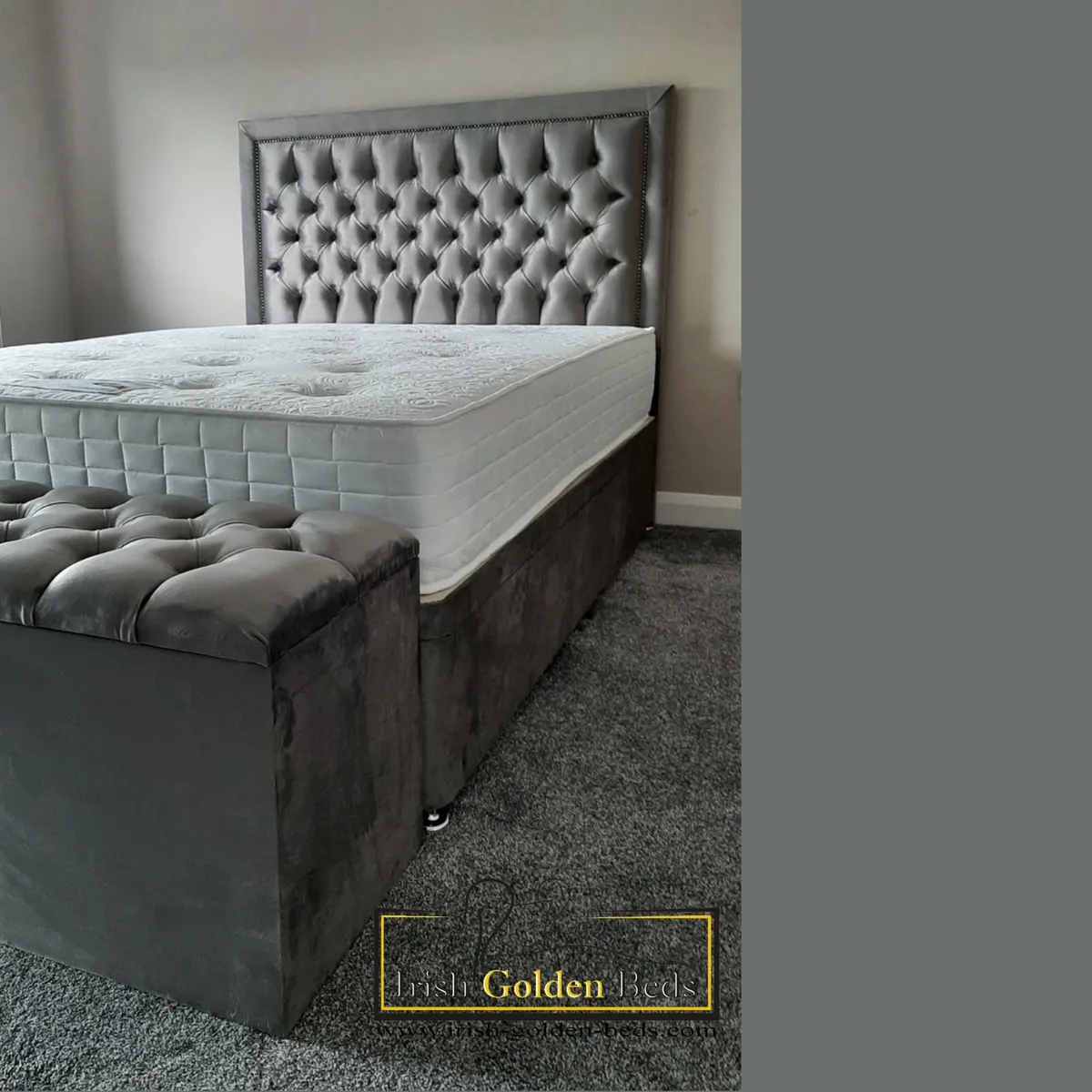 bed frame and headboard, free delivery - Image 3