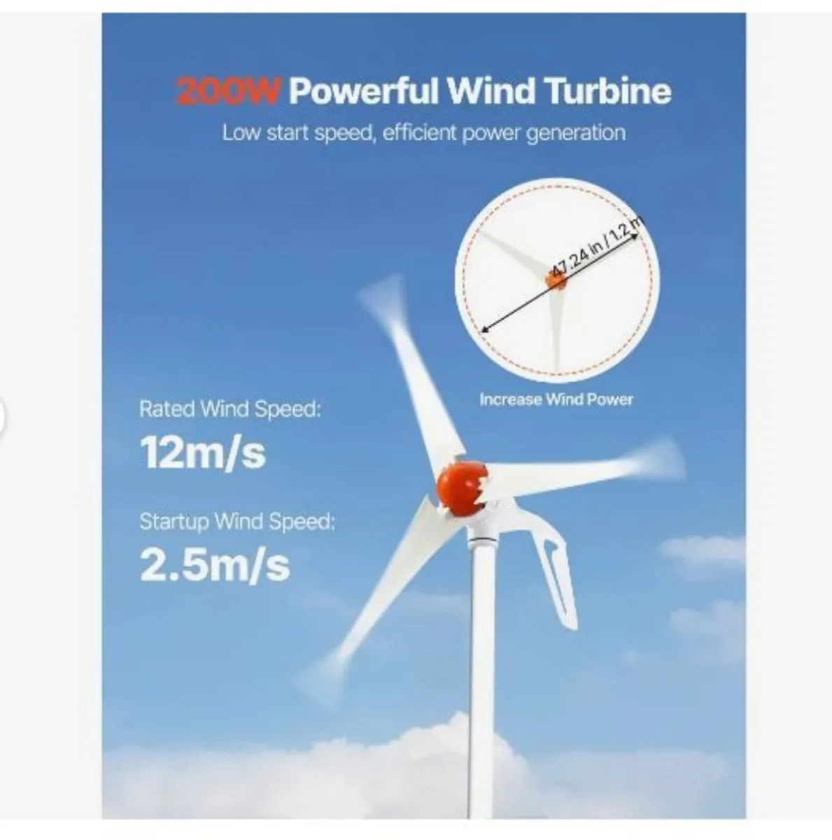 12V 400W Solar Wind Power Kit, 2PCS 100W - Image 4