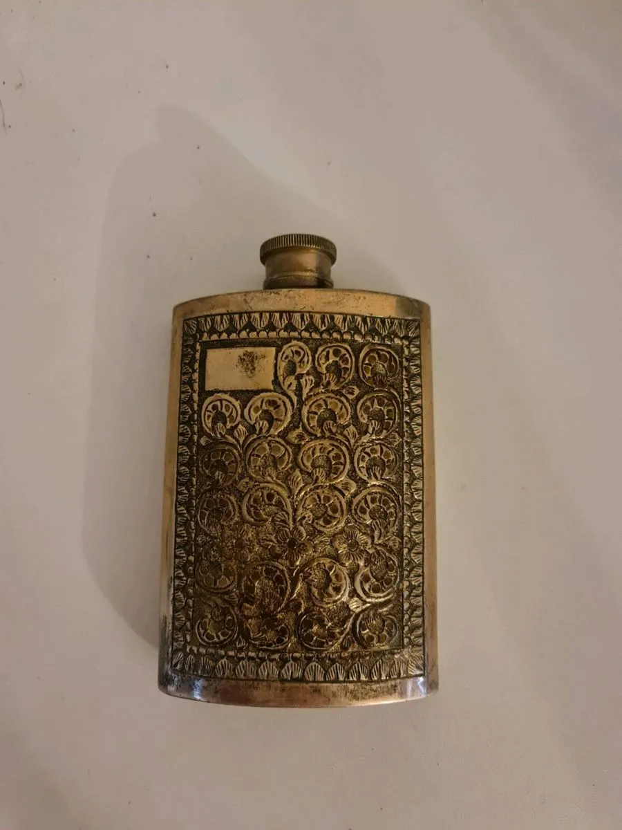 Vintage silver flask